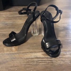 Clear Heel Sandals